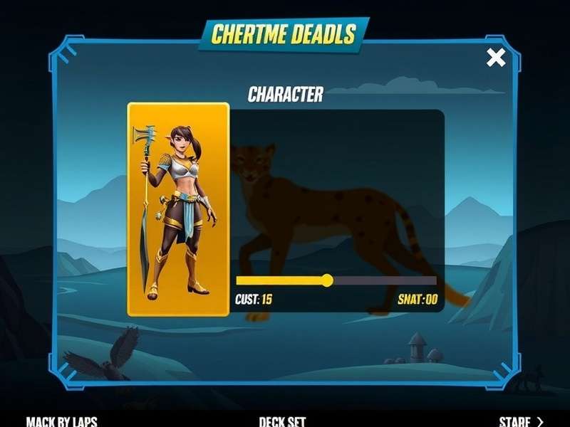 Cheetah Legend Race character selection